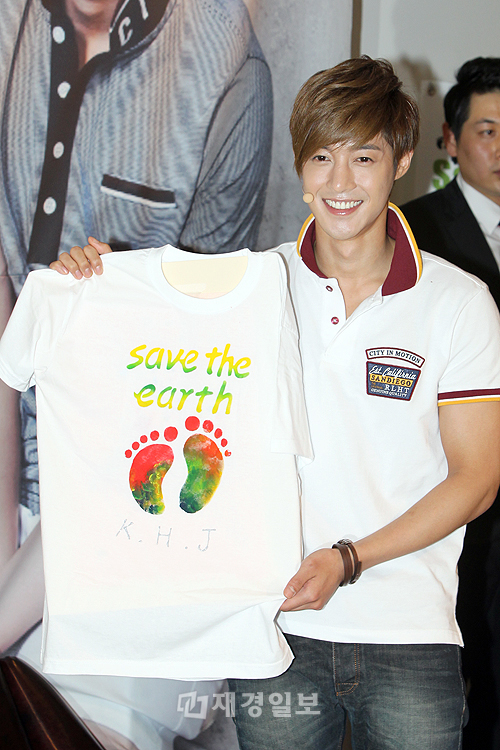 SS501キム・ヒョンジュン、「HANG TEN」の環境キャンペーンに参加(2)
