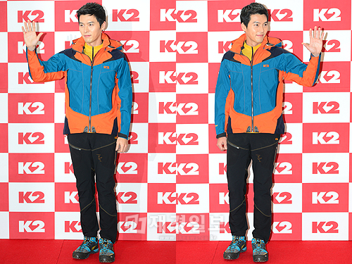 ヒョンビン、「K2 2013 S/S」でアウトドアファッションを披露(2)