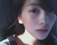 韓国女性アイドルグループ「KARA」の末っ子カン・ジヨンのほっぺた激やせ写真が公開された。写真＝カン・ジヨンツイッター