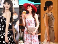 韓国SBSドラマ「女の香り」のキム・ソナのファッションが話題となっている。彼女が着用したヘアーバンド、衣装、カバン、靴は品切れ状態で、頭のてっぺんから足の先まで人気だという。