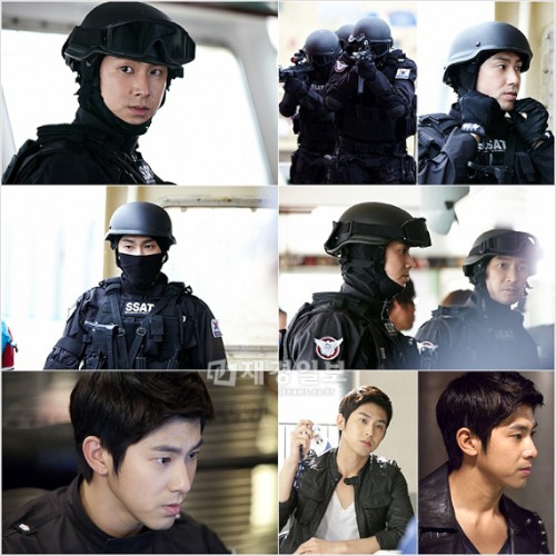 韓国KBSドラマ『ポセイドン』に特別出演するチョン・ユンホ(ユノ・ユンホ)が海洋警察特攻隊員戦術チーム長に変身し、カリスマを発散した。写真=エネックステレコム
