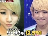 13日に放送された韓国SBSの秋夕特集「韓流オリンピック」で、ガールズグループ「2NE1」のCLにそっくりの「男性CL」が登場して話題となった。写真＝韓流オリンピックのキャプチャ