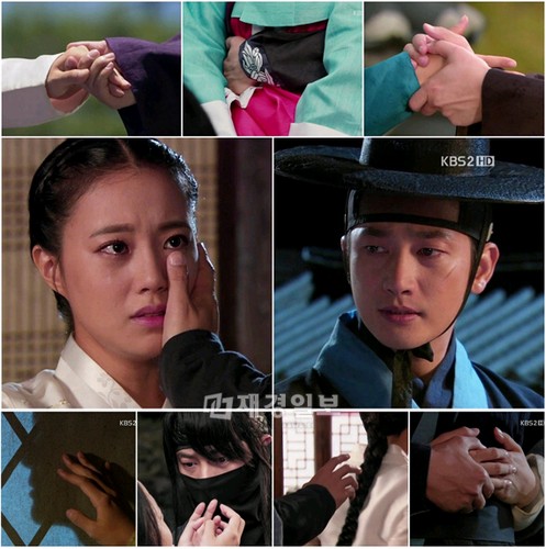 韓国KBSドラマ「姫の男」のユリョンカップル（スンユとセリョンから一文字ずつとって）の“手の演技”が話題となっている。