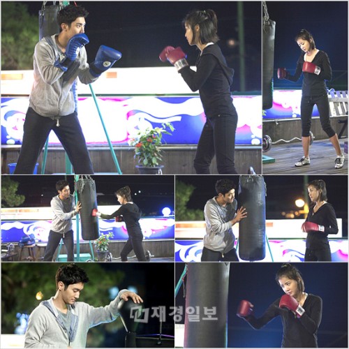 韓国KBS TVの新月火ドラマ「ポセイドン」(脚本ショ・ギュウォン、演出ユ・チョリョン/製作エネックステレコム)で、屋上で楽しそうにボクシング対決をする場面が話題となった。写真=エネックステレコム
