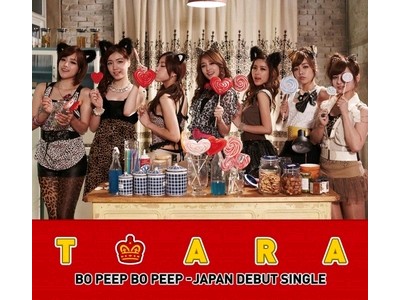 9月28日に日本デビューシングル「Bo Peep Bo Peep」をリリースした韓国女性アイドルグループ「T-ARA」（ティアラ）が、オリコンウィークリーシングルランキングで5万枚の売り上げを記録し、海外女性グループとして初の初登場1位という快挙を達成した。