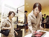 5日、韓国の人気女優ユン・ウネが、Lデパート本店“ルルギネス”を訪れた姿が捉えられた。