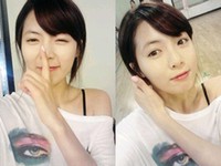 4Minuteヒョナは23日、自分のツイッターに「練習中」というコメントと共に写真を公開した。