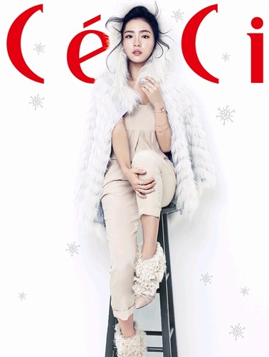 韓国女優シン・セギョンが神秘の女性に大変身した。写真=「CeCi」12月号