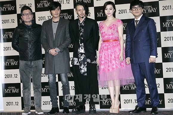 映画『マイウェイ（MY WAY）』のマスコミ試写会が13日午後、ソウル城東区往十里CGVで開かれた。