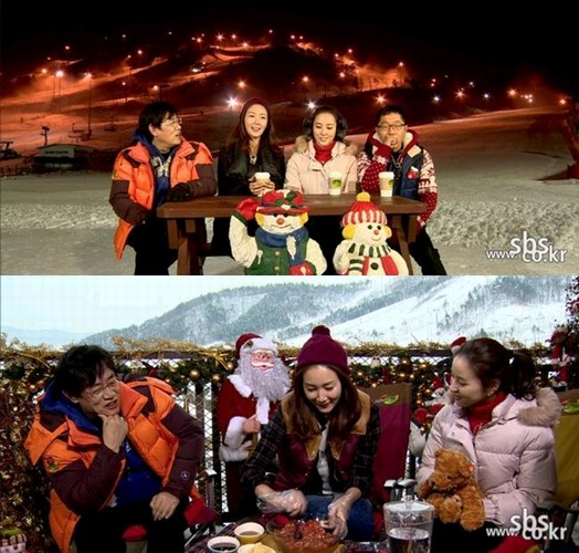 女優チェ・ジウが10年ぶりにトーク番組韓国SBS『ヒーリングキャンプ・嬉しいじゃないか！』のクリスマス特集に出演した。写真=韓国SBS
