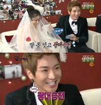 24日に放送された韓国MBC『私たち結婚しました』では全てのカップルがスタジオに集合した。写真=韓国MBC放送のキャプチャー