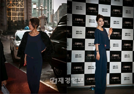 AFTERSCHOOL（アフタースクール）メンバーのカヒが17日、ソウル論硯洞（ノンヒョドン）のインペリアルパレスホテルで行われた韓国KBS新月火ドラマ『ドリームハイ2』の制作発表会に出席した。