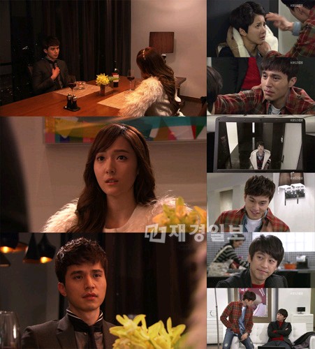 韓国KBS2水木ドラマ『乱暴なロマンス』第13話では、ジョンヒ（ジェシカ）の愛の告白をムヨル（イ・ドンウク）が断り、ついに三角関係の行方に変化が現れた。
