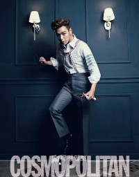 BIGBANG（ビッグバン）のT.O.Pがファッションマガジン『COSMO MEN』3月号のカバーを飾った。