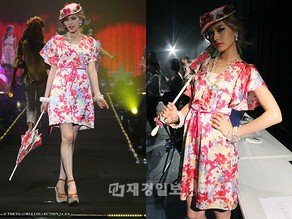 AFTERSCHOOL（アフタースクール）のナナが、「東京ガールズコレクション 2012 SPRING/SUMMER」のランウェイにメインモデルとして登場した。