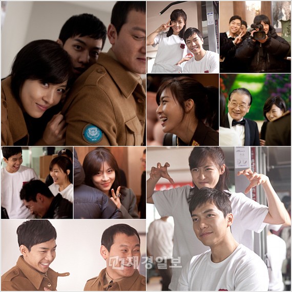 新MBC水木ドラマ『ザ・キング2Hearts』のハ・ジウォンとイ・スンギの楽しそうな撮影現場写真が公開された。