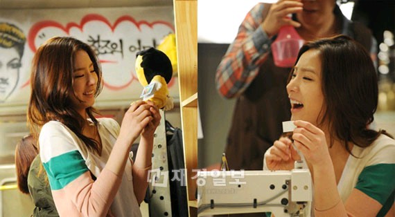 韓国SBS月火ドラマ 『ファッション王』で、天性のデザイン感覚を持ったイ・ガヨン役を熱演中のシン・セギョンの撮影時のオフショット写真が話題となっている。