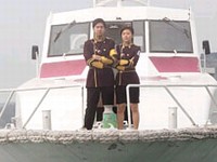 『ザ・キング2Hearts』のイ・スンギ＆ハ・ジウォンが、船上での撮影を公開し、注目を集めている。写真 =キム·ジョンハクプロダクション