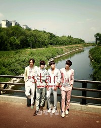 CNBLUEは、最近「＠star1」のグラビア撮影のため、ソウル永登浦区にあるセッカン生態公園に現れた。写真=＠star1