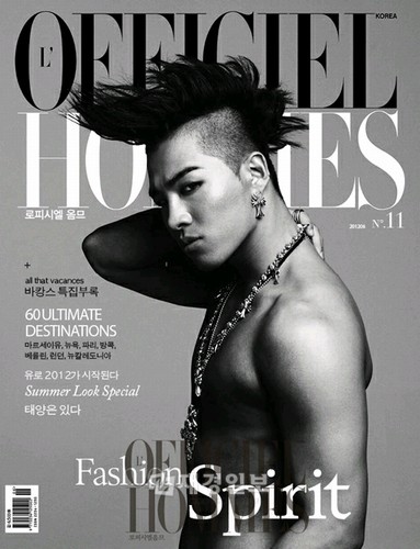 ファッションマガジン「L'OFFICIEL-HOMMES（ロフィシェルオム）」は、“若い男性がもっとも真似したいスター”というコンセプトでBIGBANGのテヤンのグラビア撮影を行った。