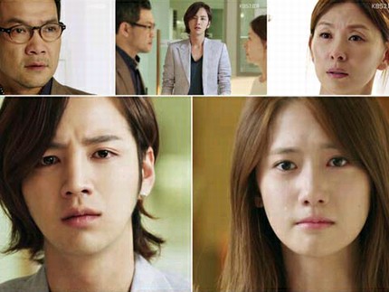 韓国KBS月火ドラマ『ラブレイン』のチャン・グンソク、ユナ（少女時代）、イ・ミスク、チョン・ジニョンが、台詞なしで1分30秒、胸が熱くなる名場面を作り上げた。