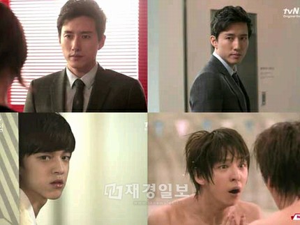 tvNの新ドラマ『I LOVEイ・テリ』に出演中のヤン・ジヌが、「純真男」キム・キボム（SUPER JUNIOR）とは真逆の「クール男」として初回からシニカルな男の魅力を発揮している。