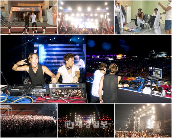 チャン・グンソクが、4日、蚕室総合運動場オリンピック競技場で開かれた、アジア最大規模のエレクトロニックフェスティバル「UMF KOREA 2012」で、メインステージを熱く飾り、3万人の観客を熱狂させた。写真=UMF KOREA＆ツリージェイカンパニー