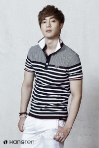 韓流スター、キム・ヒョンジュンがカジュアルブランド「HANG TEN」（www.hangten.co.kr)の広告撮影を行った。