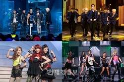 『エムカウントダウン』は、K-POPの今を最も正確に表すNO.1 K-POPチャートショー『エムカウントダウン』チャートを通じて2012年上半期の歌謡界をまとめてみた。写真=上から時計回りに、BIGBANG、SUPER JUNIOR、f(x)、テティソ