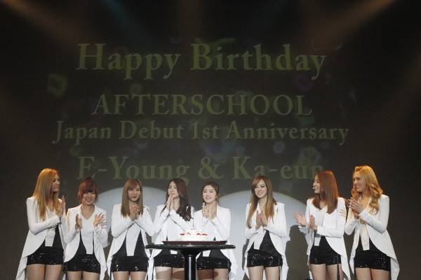 AFTERSCHOOL（アフタースクール）が19日、日本でのデビュー1周年を記念した日本初のファンミーティングを都内で開催した。