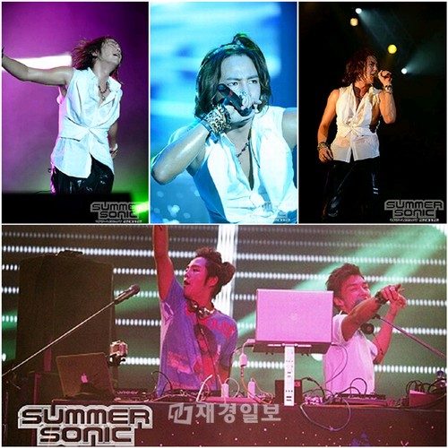 チャン・グンソクは、音楽パートナーBig Brotherと結成したプロジェクトグループ“Team H”として18、19日に大阪と東京で開かれた「Summer Sonic 2012」に参加した。写真 =サマーソニック2012