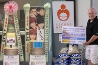 MBLAQ、日本でもファン寄贈の米花輪を寄付