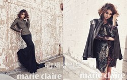 女優イ・ミンジョンが、ファッション誌「マリ・クレール」のグラビアで、魅力的な姿を披露した。写真=マリ・クレール
