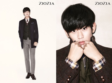 シンソン通商で展開するメンズ・キャラクターカジュアルブランド‘ジオジア（ZIOZIA）’が、俳優キム・スヒョンをモデルに、冬のグラビアを公開した。