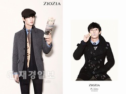シンソン通商で展開するメンズ・キャラクターカジュアルブランド‘ジオジア（ZIOZIA）’が、俳優キム・スヒョンをモデルに、冬のグラビアを公開した。
