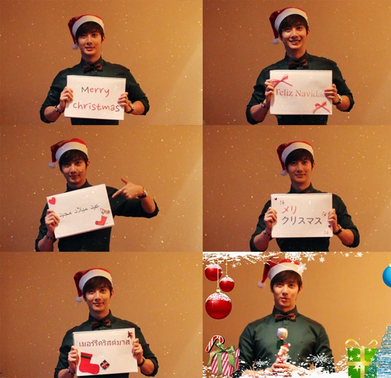SS501のキム・ヒョンジュン（マンネ）が、世界中のファンに温かいクリスマスメッセージを伝えた。