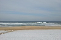 JYJのキム・ジュンスが美しい冬の海の写真を公開した。写真＝ジュンスのツイッターより
