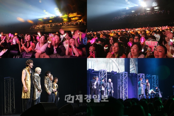 グループNU’ESTが、デビュー1周年を記念して日本で単独コンサートを開いた。