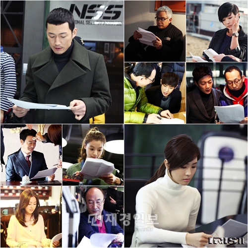 韓国KBS水木ドラマ『IRIS2』の俳優陣が演技に情熱を注いでいる写真が公開された。写真＝テウォンエンターテイメント