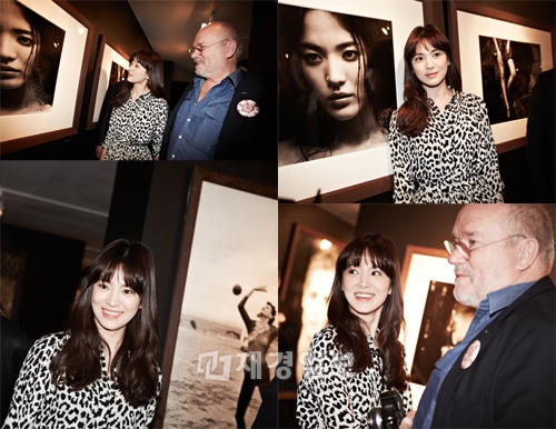 ソン・ヘギョが21日、「10 CORSO COMO SEOUL」で開かれたピーター・リンドバーグ写真展オープニングイベントに出席した。