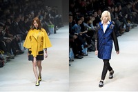 2013春季ソウルファッションウィークで、AFTERSCHOOLのユイとNU'ESTのレンが優雅なウォーキングを披露した。