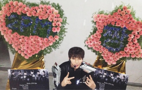 2PMのJun.Kがアジアツアーの広州公演に臨む意気込みを見せた。写真=Jun.Kのツイッターより