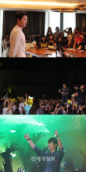 俳優ヒョンビンが11日、タイ・バンコクのサイアム・パラゴンでファンミーティング『Hyun Bin the 1st Asia Fanmeeting tour in Bangkok』を開催した。写真=O&エンターテイメント
