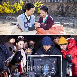 SBS月火ドラマ『張玉貞、愛に生きる』のヒロイン、キム・テヒが、徹夜の撮影を続行している。写真=ストーリーTV