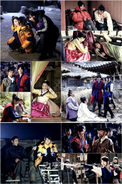 MBCドラマ『九家の書』のイ・スンギ、スジ、ユ・ヨンソク、イ・ユビ、ソンジュンの厚い友情が伺える撮影現場ビハインドカットが公開され、目を引いている。写真=サムファネットワークス