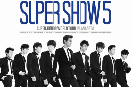 4月に南米の4か国を巡回したSUPER JUNIORのワールドツアー『SUPER SHOW 5』で、インドネシア公演が6月に開催される。写真＝SUPER JUNIOR公式Facebookより