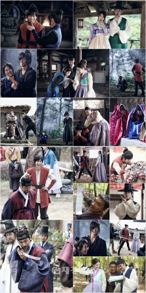 『九家の書』のメイキングカットが公開された。写真＝サムファネットワークス