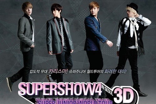 SUPER JUNIORのワールドツアー「SUPER SHOW4」が、3D映画として再誕生する。写真＝SMエンターテインメント