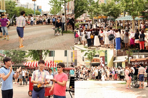 キム・ヒョンジュン（SS501マンネ）が、ドラマ『金よ出て来い、さっさと！』の撮影現場で、日本人ファンらとともに特別な誕生日を迎えた。