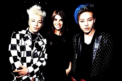 BIGBANGのG-DRAGONとテヤン（SOL）がイギリスのガーディアン誌に「2014 パリファッションウィークの真のグローバルスター」と紹介された。写真＝YGエンターテインメント